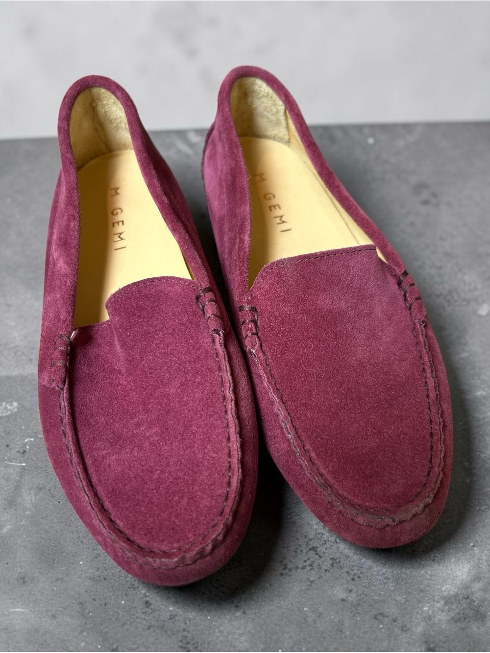 M.Gemi Felize Saddle Suede Loafer Driving shoes 8